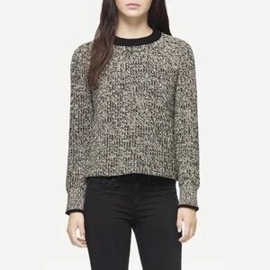 rag & bone Monochrome Knit Crew Neck Sweater
